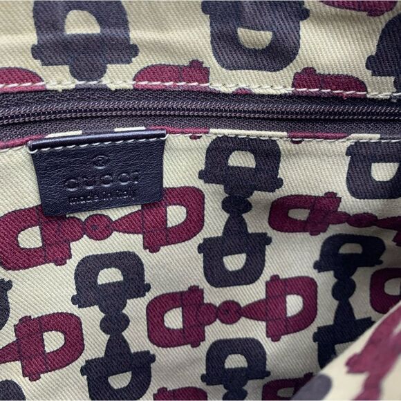 Auth Gucci Brown Guccisima Leather Abbey D Ring Shoulder Bag Preloved Purse - Picture 15 of 16